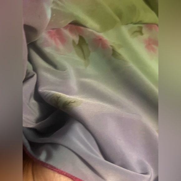 🌹COCO MEZON EUC Stunning Boho Tie Dye Pink/Green Embroidered Beaded Sz S Dress! - Picture 9 of 10